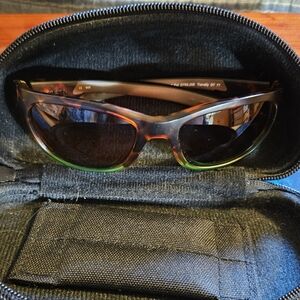 Costa Black Sunglasses Case with Brown Glasses
